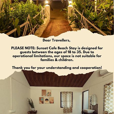 Sunset Cafe Beach Stay Gokarna  Luaran gambar